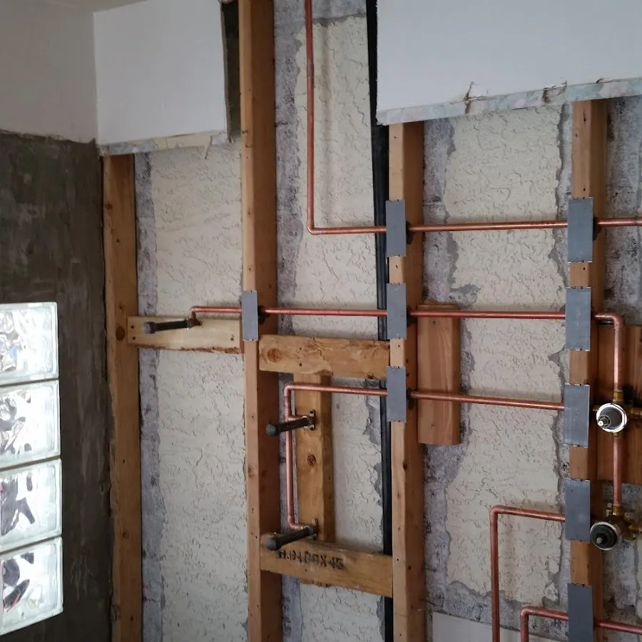 Copper pipe installation for Burst Pipe Repair in Northbrook